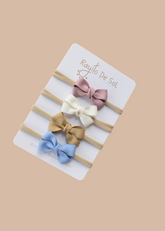 Set X4 Cintillos Moño Renata