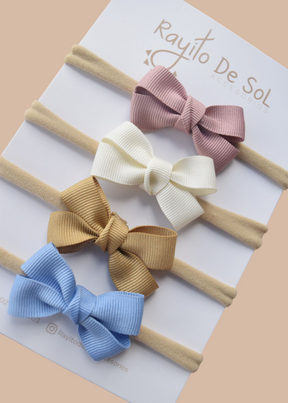Set X4 Cintillos Moño Renata