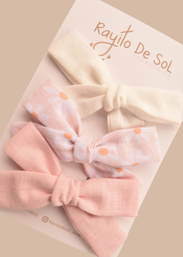 Set X3 Moño Skinny Classic