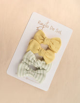 Set X4 Pinza Moño Charlotte