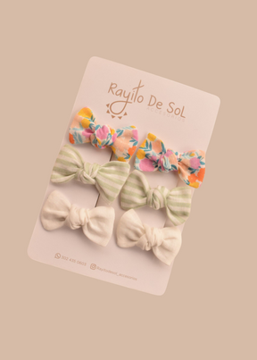 Set X3 Pares De Pinzas Milu Mini