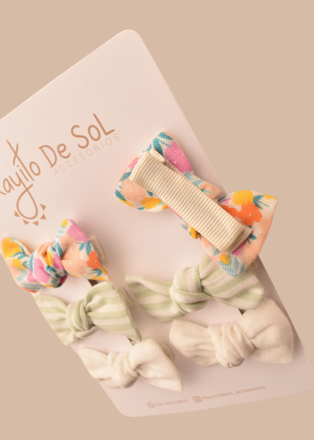 Set X3 Pares De Pinzas Milu Mini