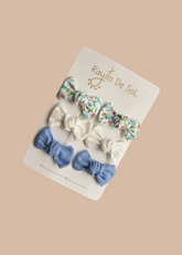 Set X3 Pares De Pinzas Milu Azul - Minibhu