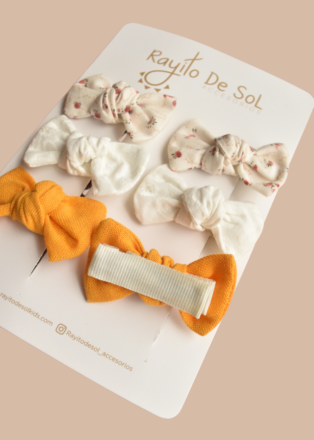 Set X3 Pares De Pinzas Milu Rosas