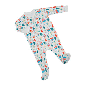 Pijama Enteriza Navidad Casitas