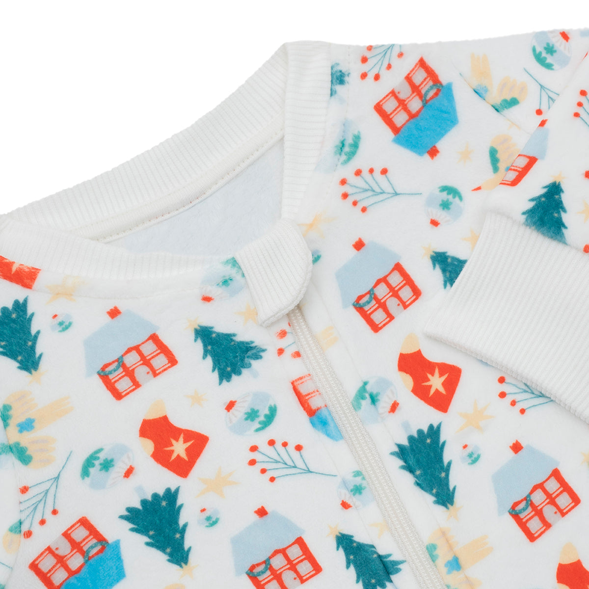 Pijama Enteriza Navidad Casitas