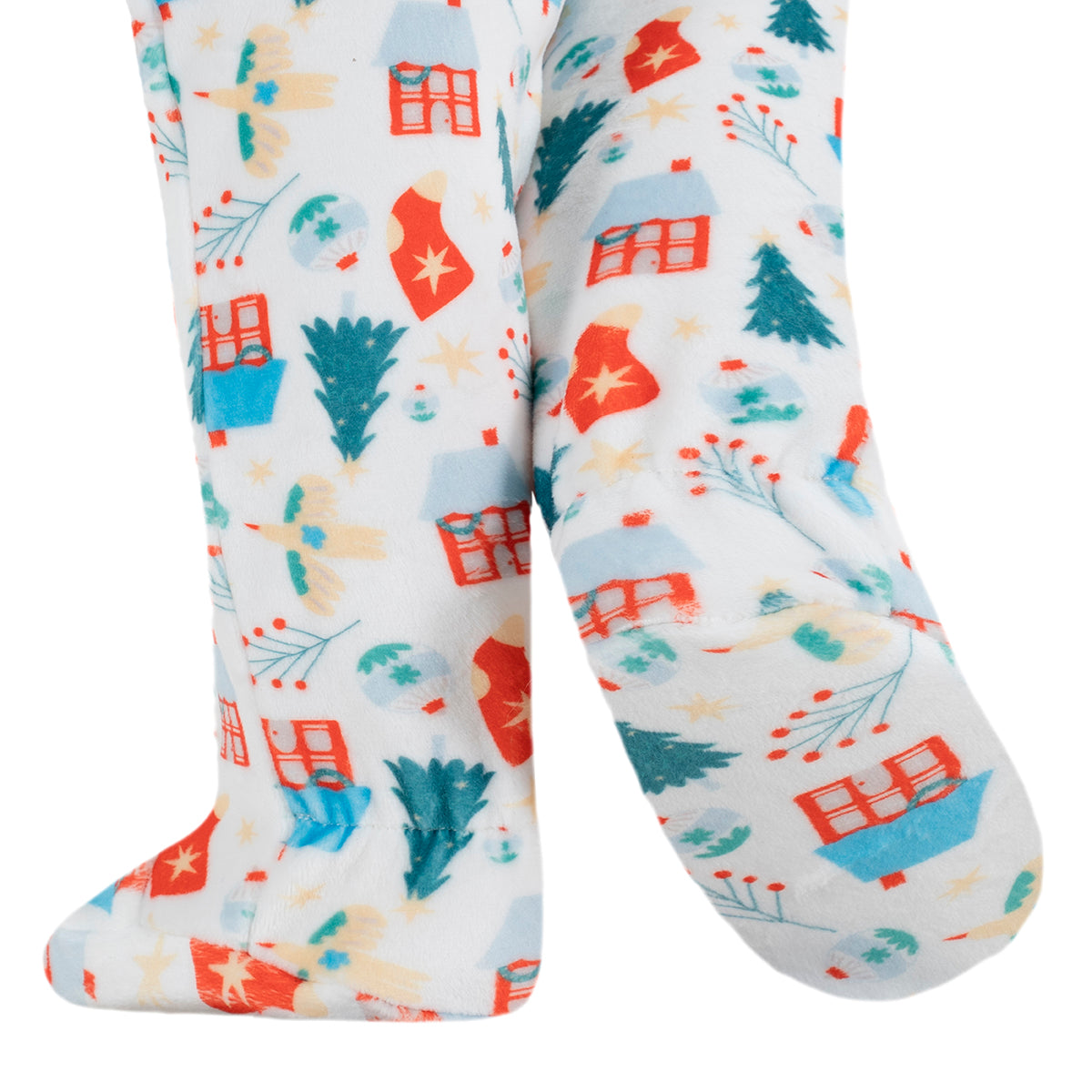 Pijama Enteriza Navidad Casitas