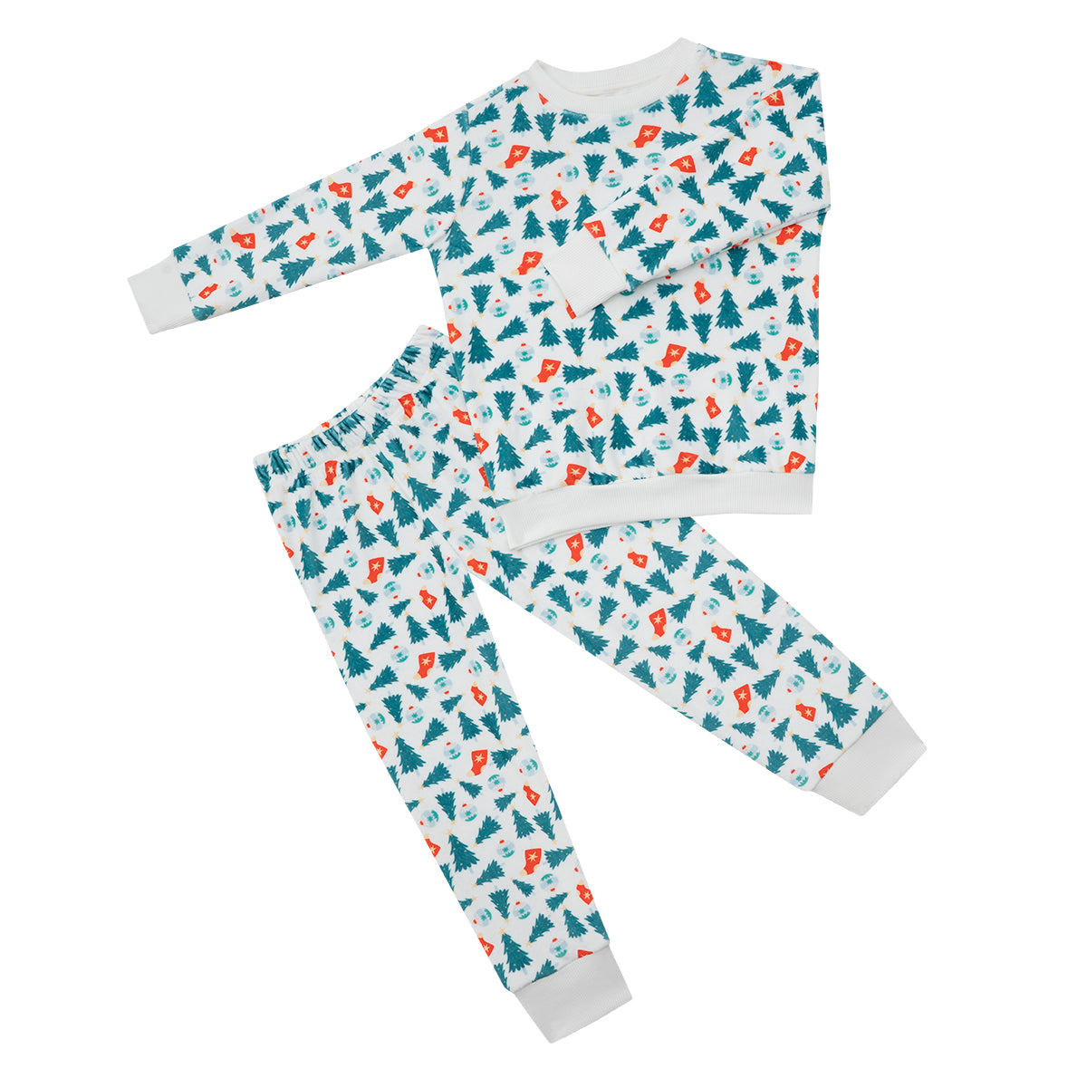 Pijama 2 Piezas Navidad Arboles Unisex