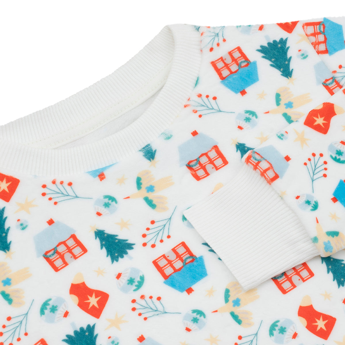 Pijama 2 Piezas Navidad Casitas Unisex