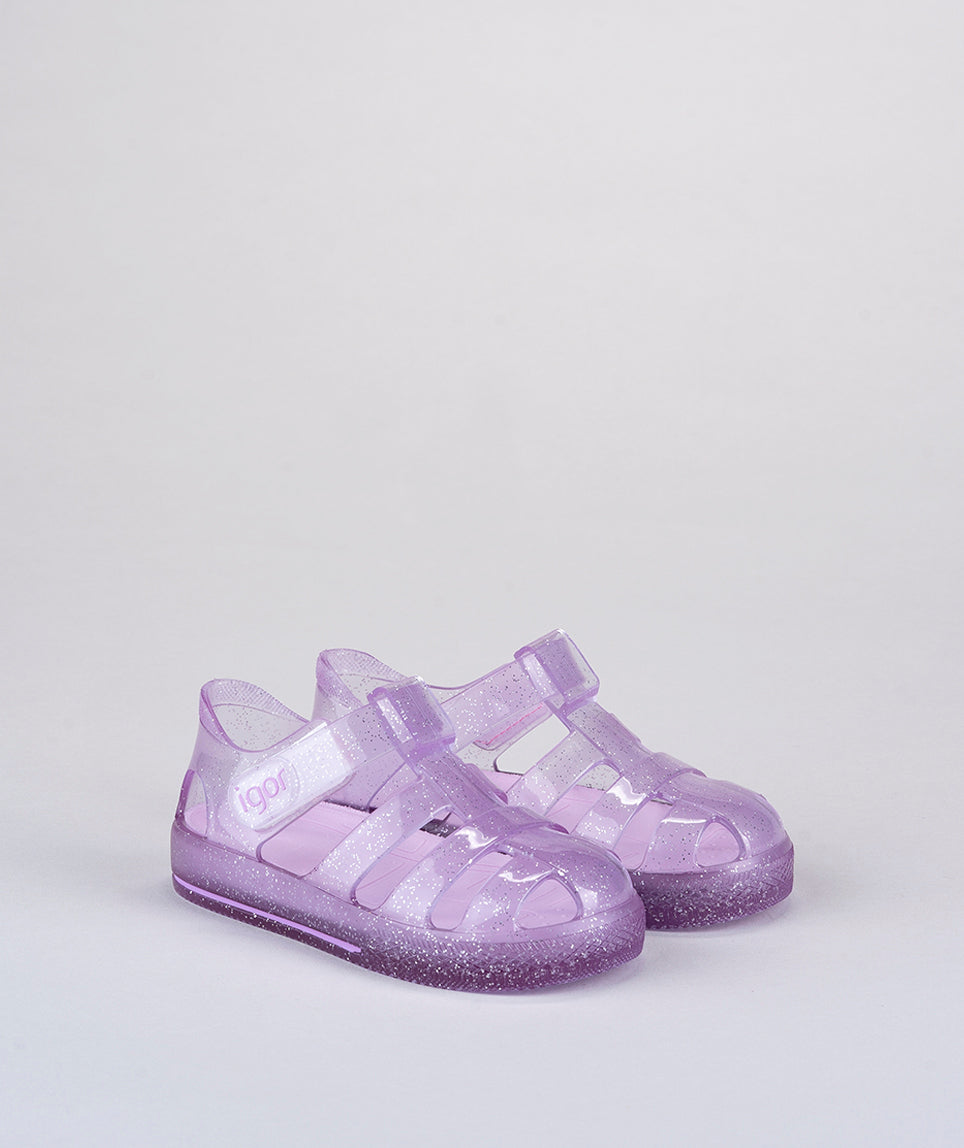 Sandalias Star Glitter Malva