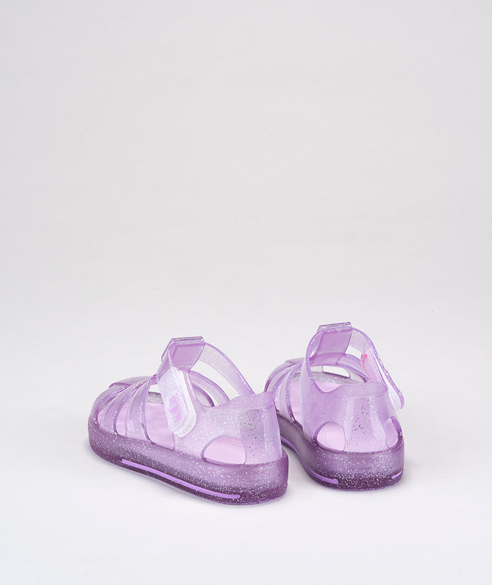 Sandalias Star Glitter Malva - Minibhu