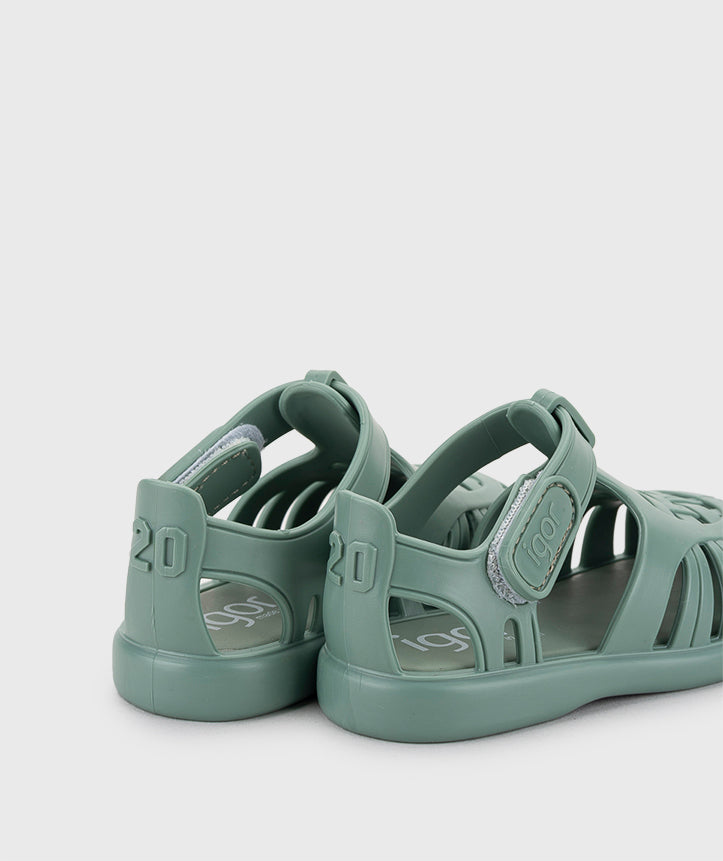 Sandalias Tobby Solid Unisex Verde