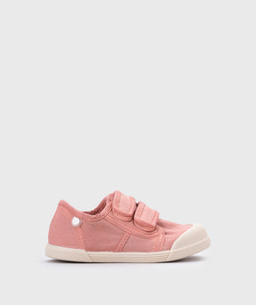 Tenis Lona Cierre Velcro Rosa