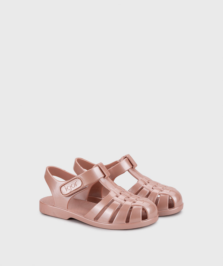 Sandalias Clásica Nácar Rosa