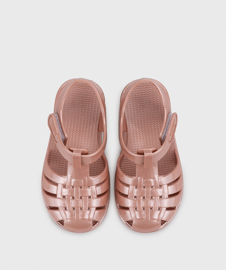 Sandalias Clásica Nácar Rosa