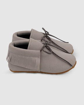 Zapatos Flecos Gris