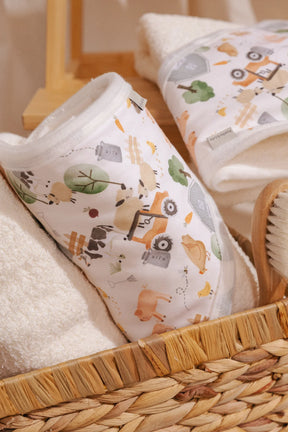 Toalla Capucha Beige Granja