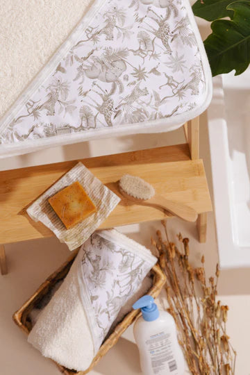 Toalla Capucha Beige Safari