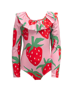 Vestido de Baño Merengue de Fresas - Minibhu