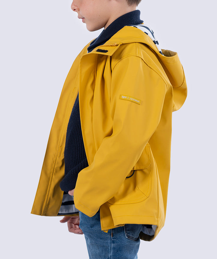 Chaqueta Chubasquero Unisex Amarillo