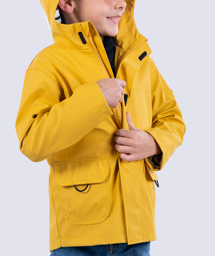 Chaqueta Chubasquero Unisex Amarillo