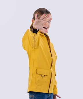 Chaqueta Chubasquero Unisex Amarillo