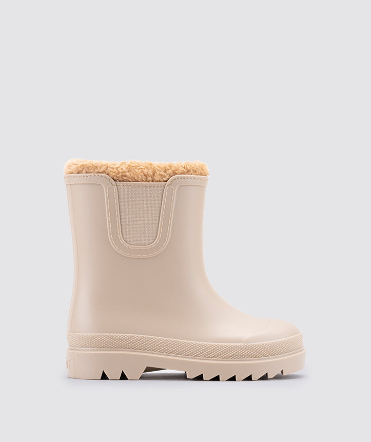 Bota de Agua Tokio Borreguito Unisex Beige