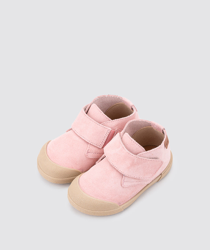 Zapatos Tui Con Velcro Rosa