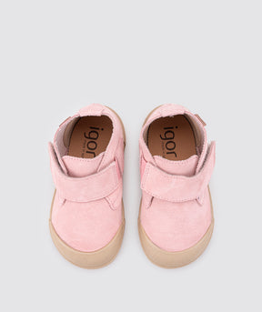 Zapatos Tui Con Velcro Rosa