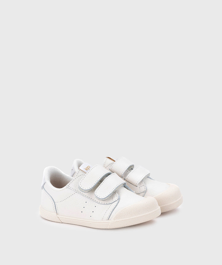 Tennis Cuero Barefoot Blanco