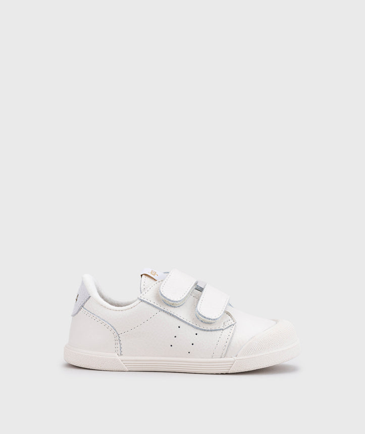Tennis Cuero Barefoot Blanco