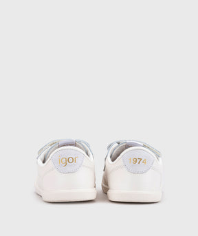 Tennis Cuero Barefoot Blanco