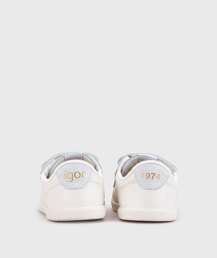 Tennis Cuero Barefoot Blanco