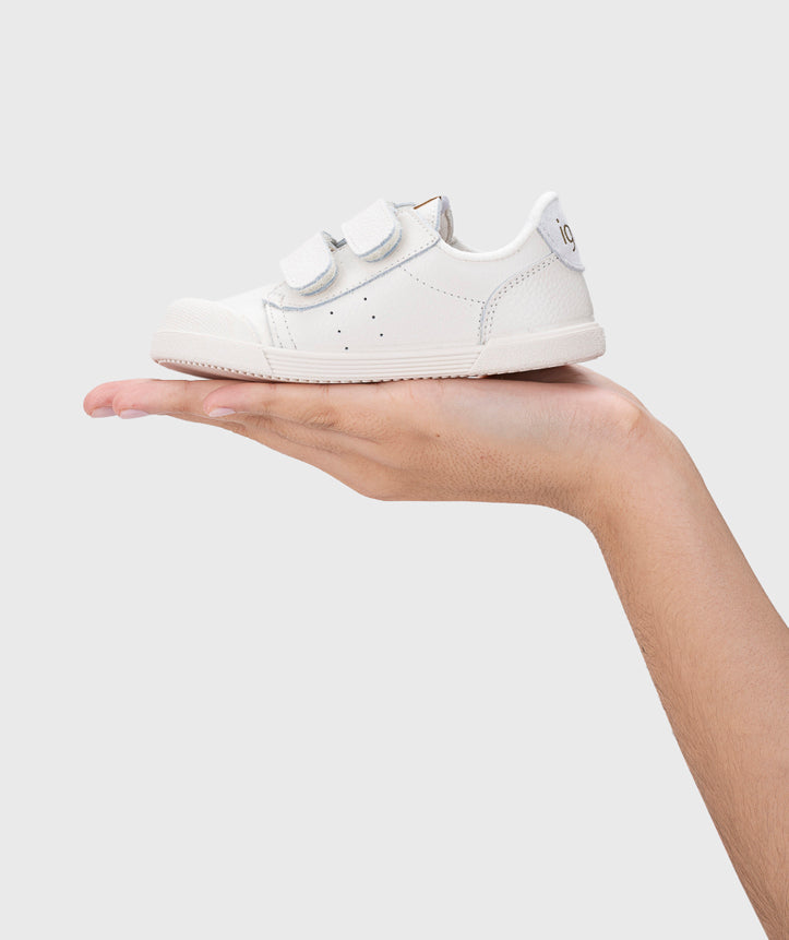 Tennis Cuero Barefoot Blanco