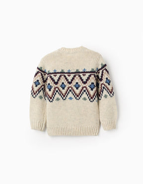 Saco Tejido Beige Santa´s Cookies