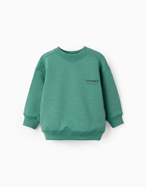 Saco Fleece Green Back To Fun
