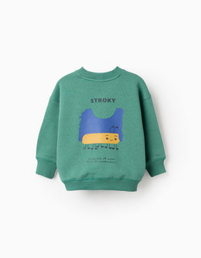 Saco Fleece Green Back To Fun
