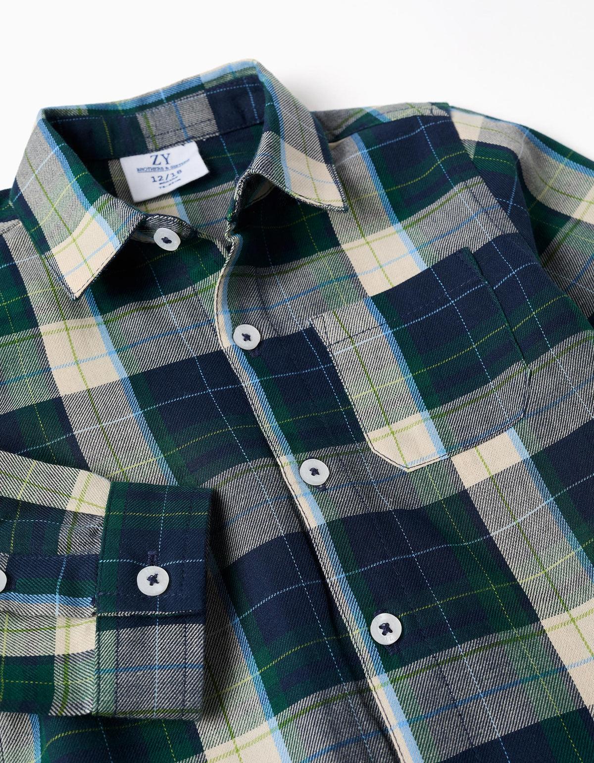 Camisa Cuadros Baby Christmas Time