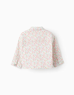 Chaqueta En Sarga Estampada Spring Baby Zippy