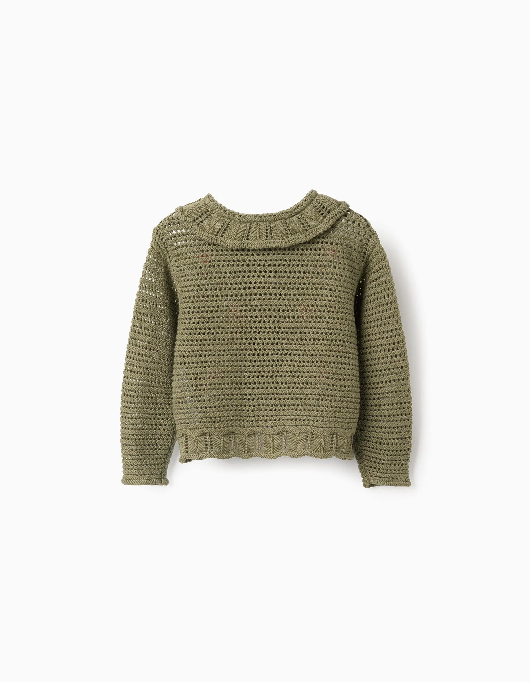 Saco Cárdigan Tejido Musgo - Minibhu