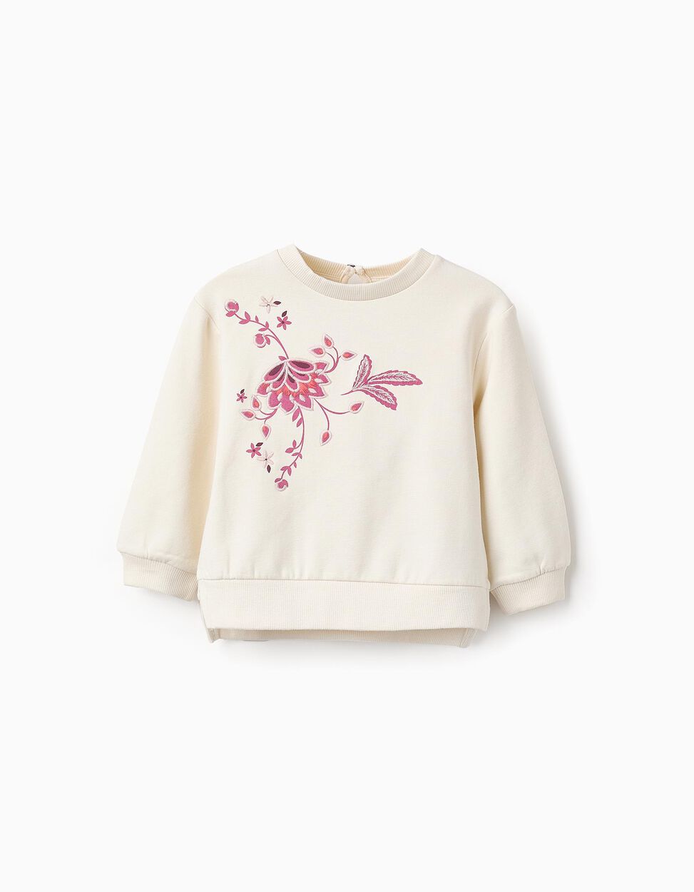 Saco Fleece White Boho Girl