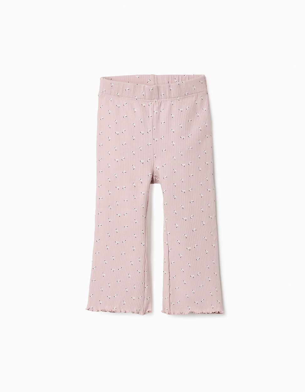 Legging Rib Light Purple Boho Baby