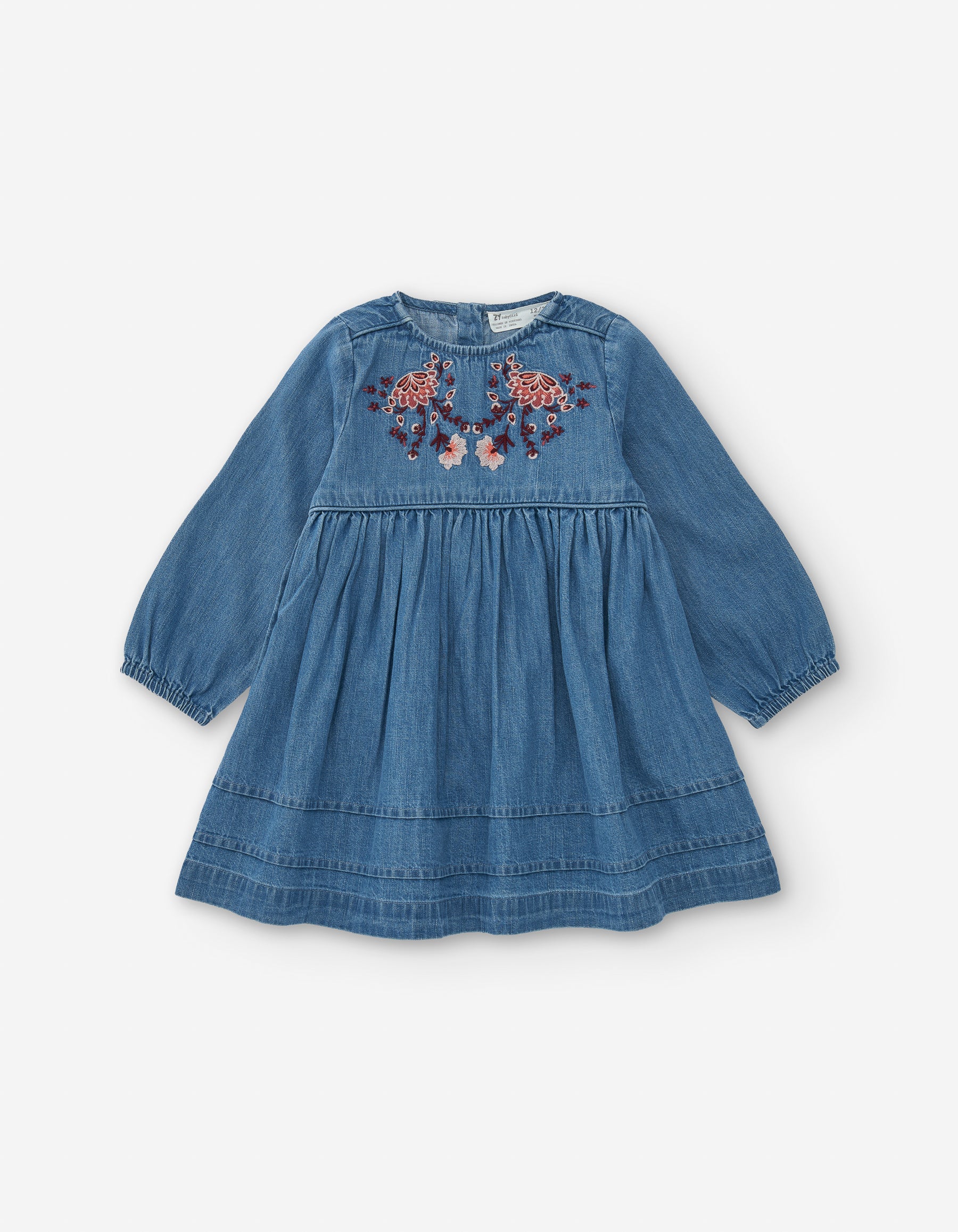 Vestido Denim Boho Baby Zippy