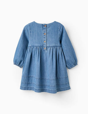 Vestido Denim Boho Baby Zippy