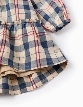 Vestido De Cuadros Baby Santa´s Cookies