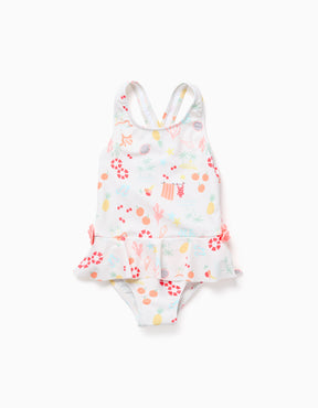 Vestido De Baño White Summer