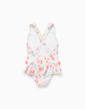 Vestido De Baño White Summer