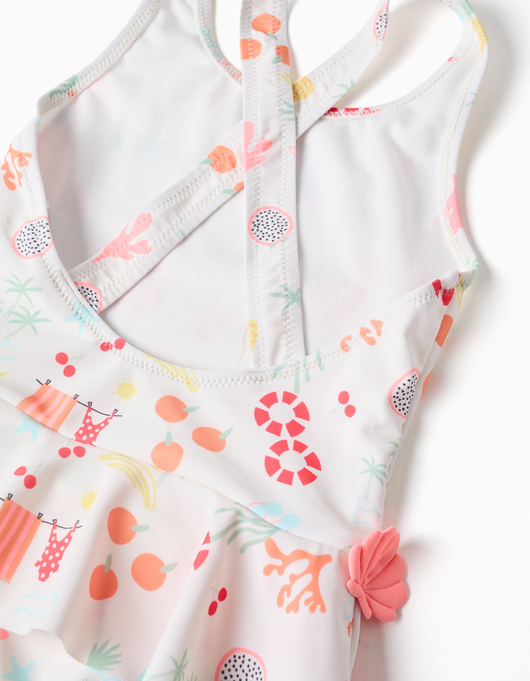 Vestido De Baño White Summer