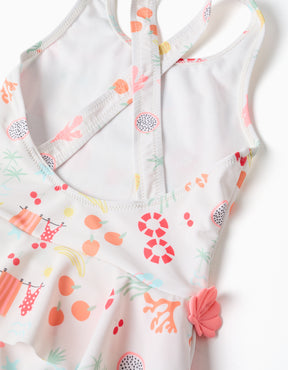 Vestido De Baño White Summer