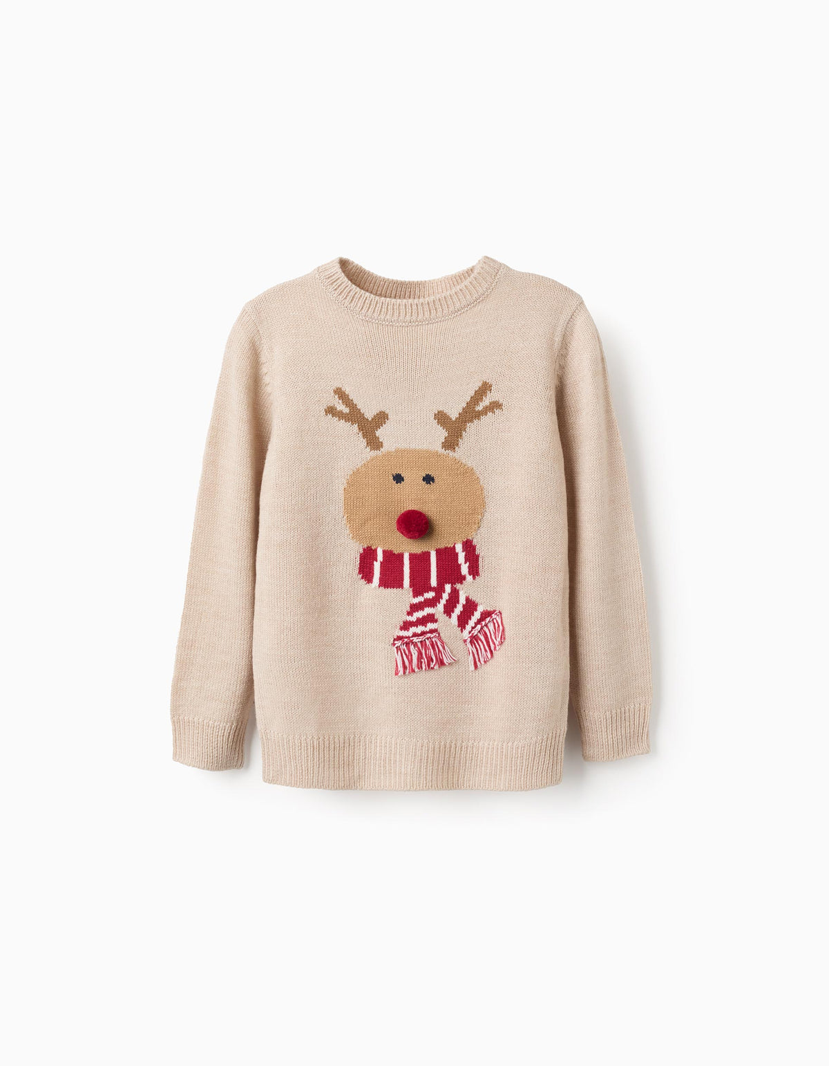 Saco Tejido Beige Santa´s Cookies